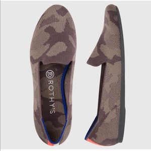 Rare Rothy’s Mink Camo Loafers